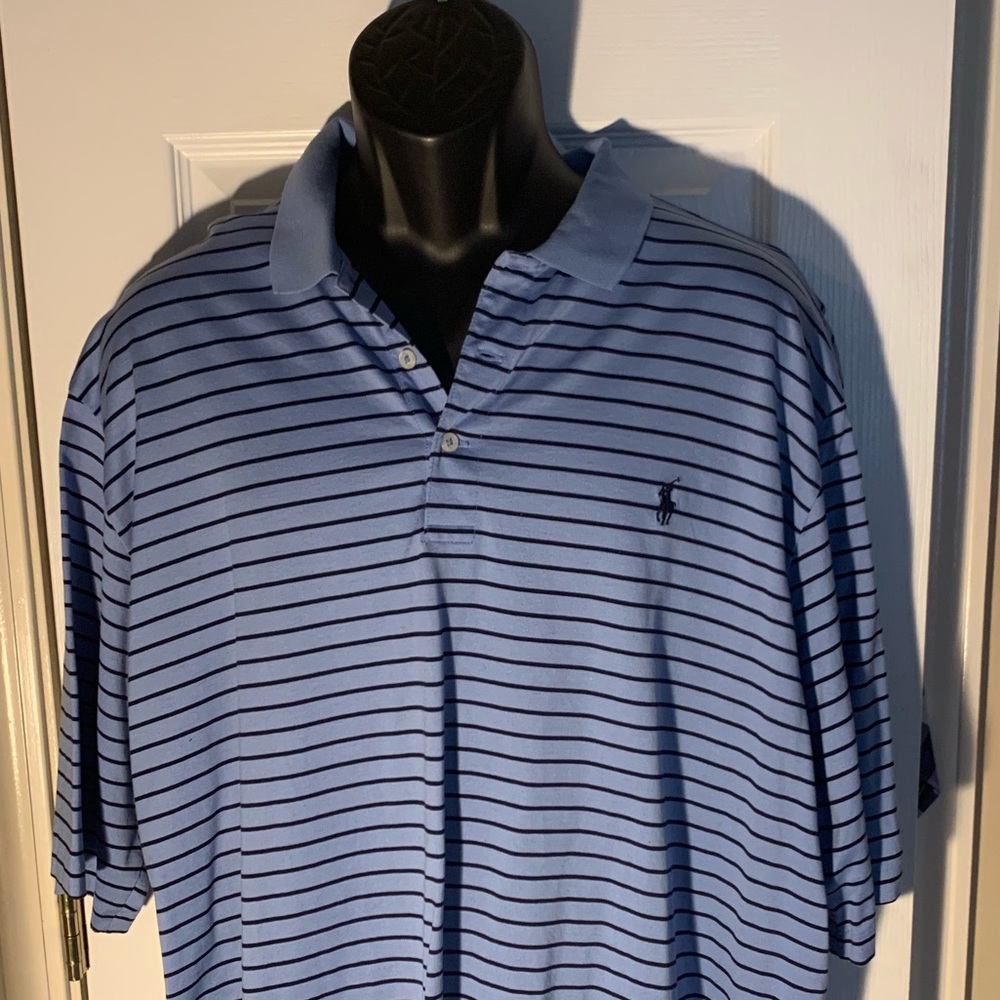 POLO BY RALPH LAUREN STRIPED POLO SHIRT